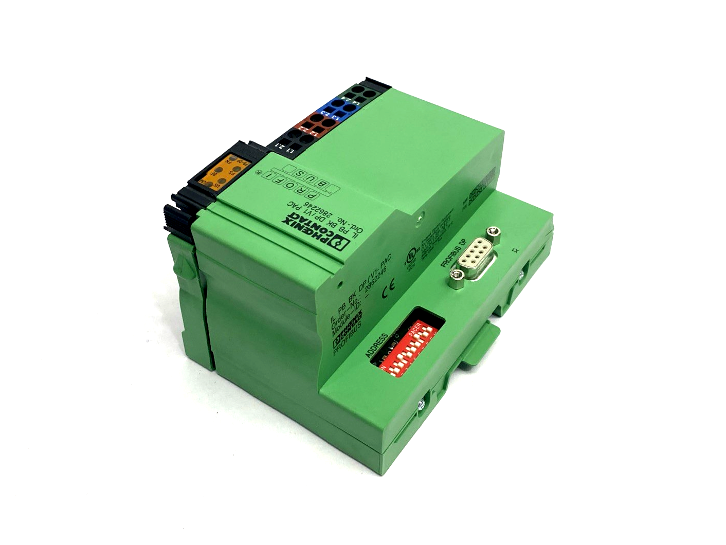 IL PB BK DP/V1-PAC | Phoenix Contact Bus Coupler, PROFIBUS DP, D-SUB-9 2862246 - Used - Maverick Industrial Sales