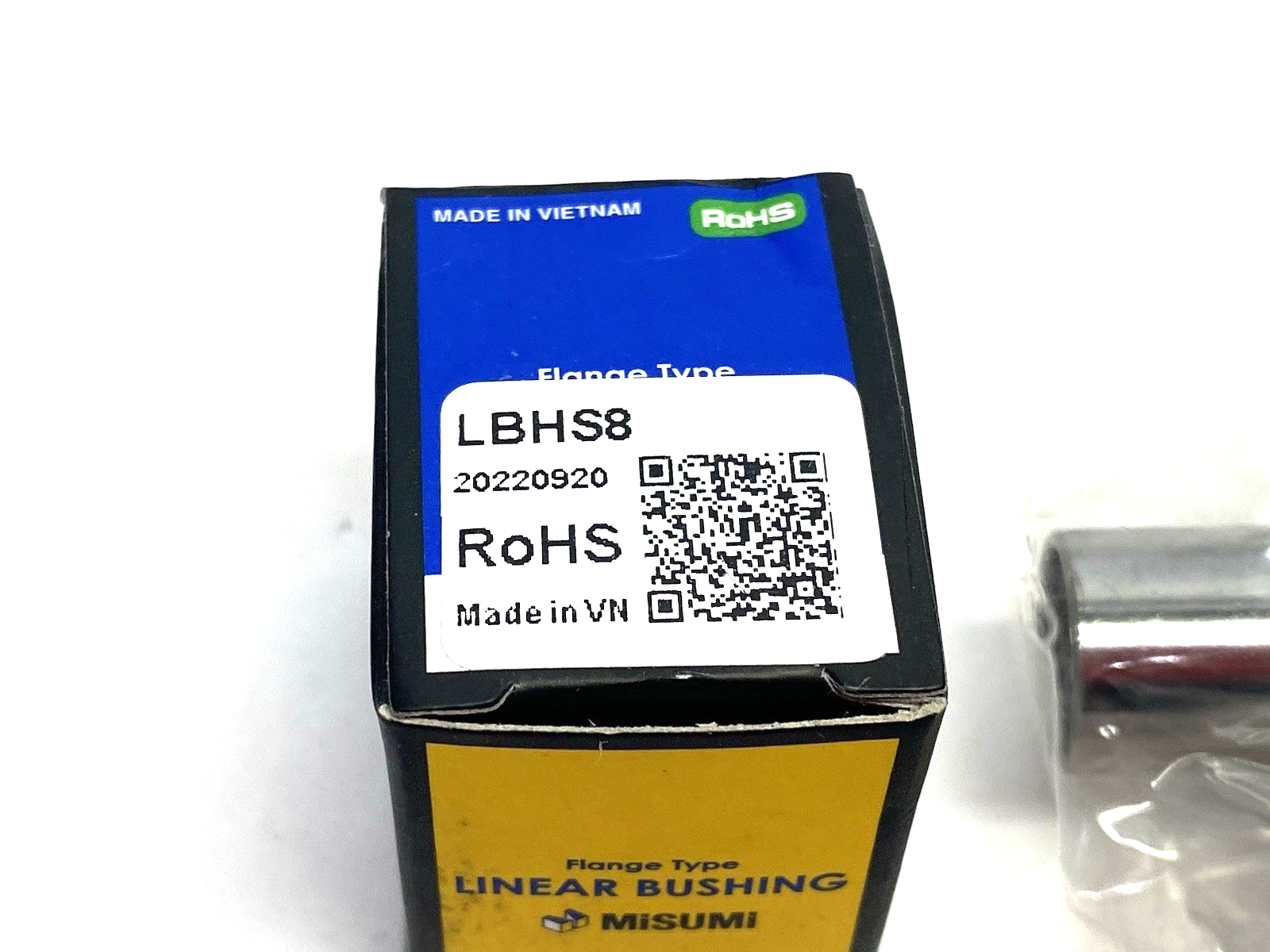 LBHS8 | MiSUMi Flanged Linear Ball Bearing with Rotary Capability, Square Flange - New - Maverick Industrial Sales
