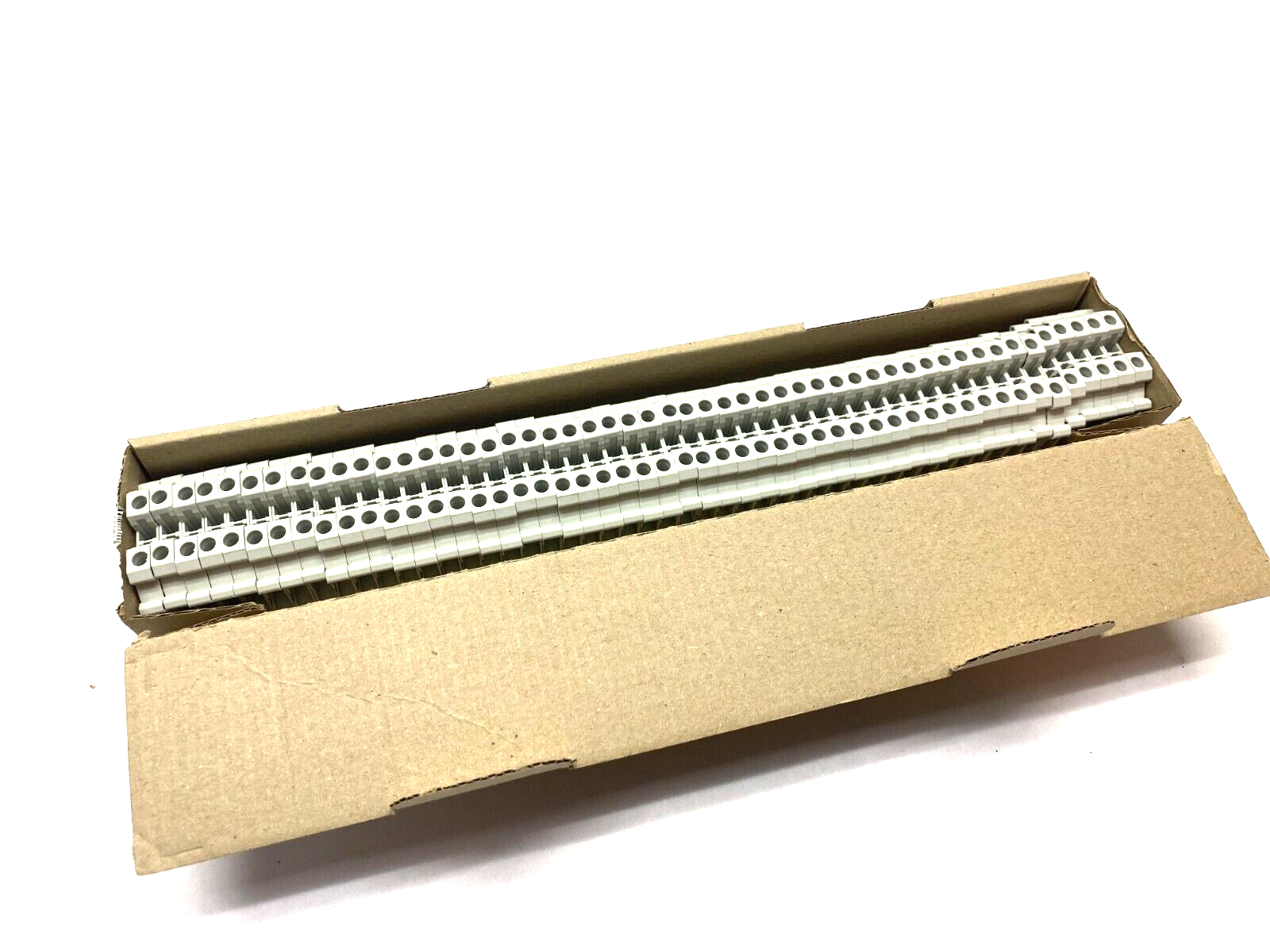Siemens 8WH1000-0AG00 Feed-Through Type Terminal Block Gray 4mm BOX OF 50 - Maverick Industrial Sales