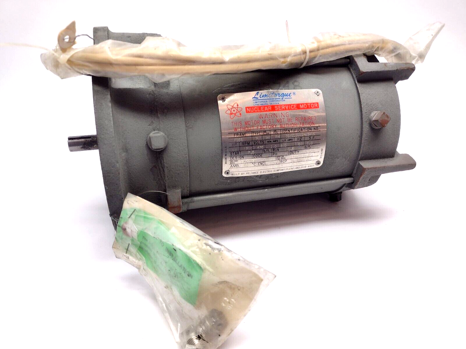 Limitorque 3SYZ00449-A3-NS 0.67HP 1700RPM 575V 3PH 242-D Motor - Maverick Industrial Sales
