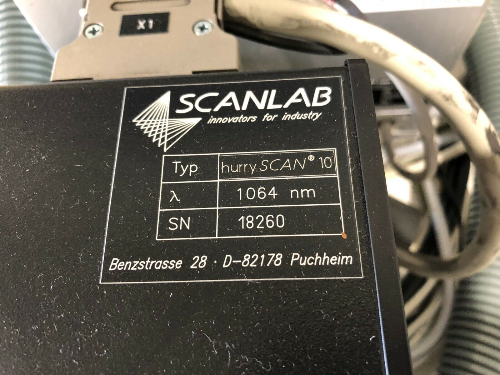 Trumpf Laser Marking Systems VMc 1 w/ Scanlabs hurrySCAN 10 Head, Marker - Maverick Industrial Sales