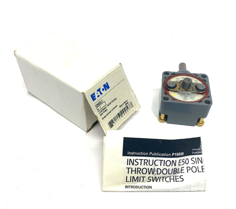 Eaton E50DL1 Side Rotary Limit Switch, Turret Head Series A1 - Maverick Industrial Sales