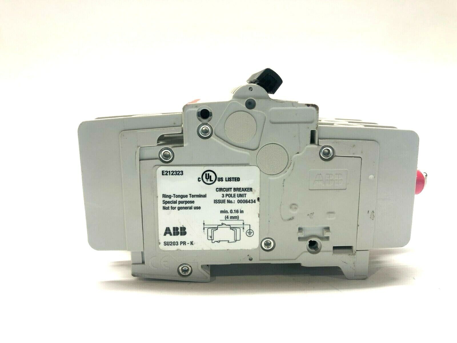 ABB SU203PR-K Circuit Breaker 3 Pole BROKEN HOUSING - Maverick Industrial Sales