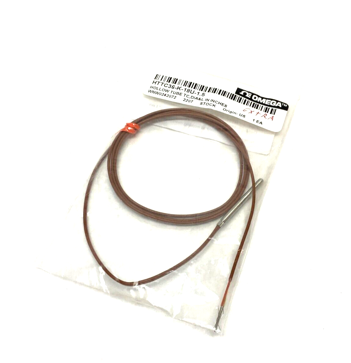 Omega HTTC36-K-18U-1.5 Hollow Tube Thermocouple - Maverick Industrial Sales