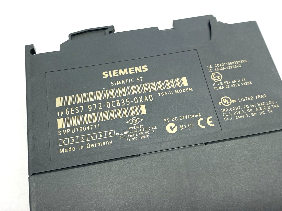 Siemens 6ES7972-0CB35-0XA0 SIMATIC S7, TS Adapter II for SIMATIC Teleservice - Maverick Industrial Sales