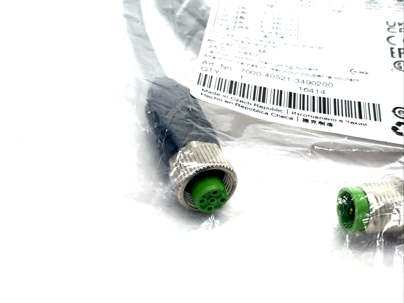 Murr Elektronik 7000-40521-3490200 Cordset M12 Male To Female 5-Pin 2m - Maverick Industrial Sales