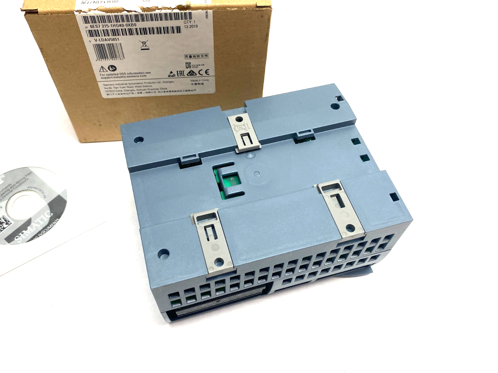 Siemens 6ES7 215-1HG40-0XB0 SIMATIC S7-1200 CPU Module DI 14x24VDC DQ 10x - Maverick Industrial Sales