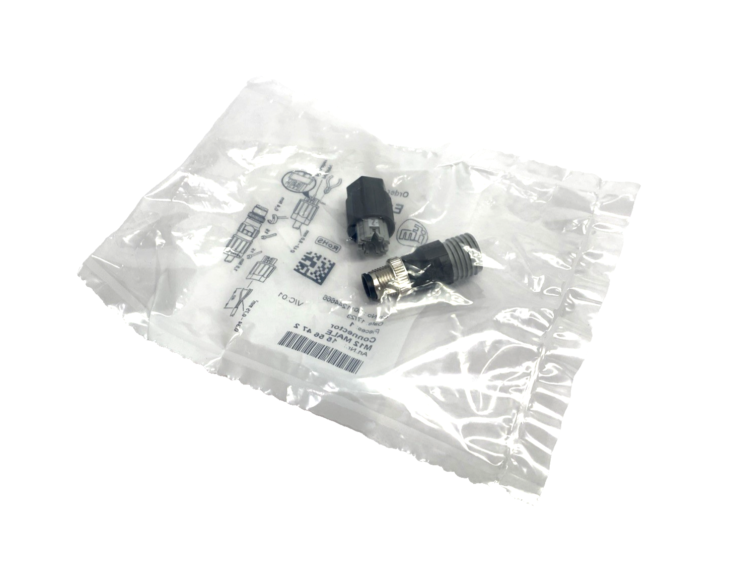 ifm E11144 Wirable Plug M12 4-Pin SSTGH040ZDSFKSK - Maverick Industrial Sales