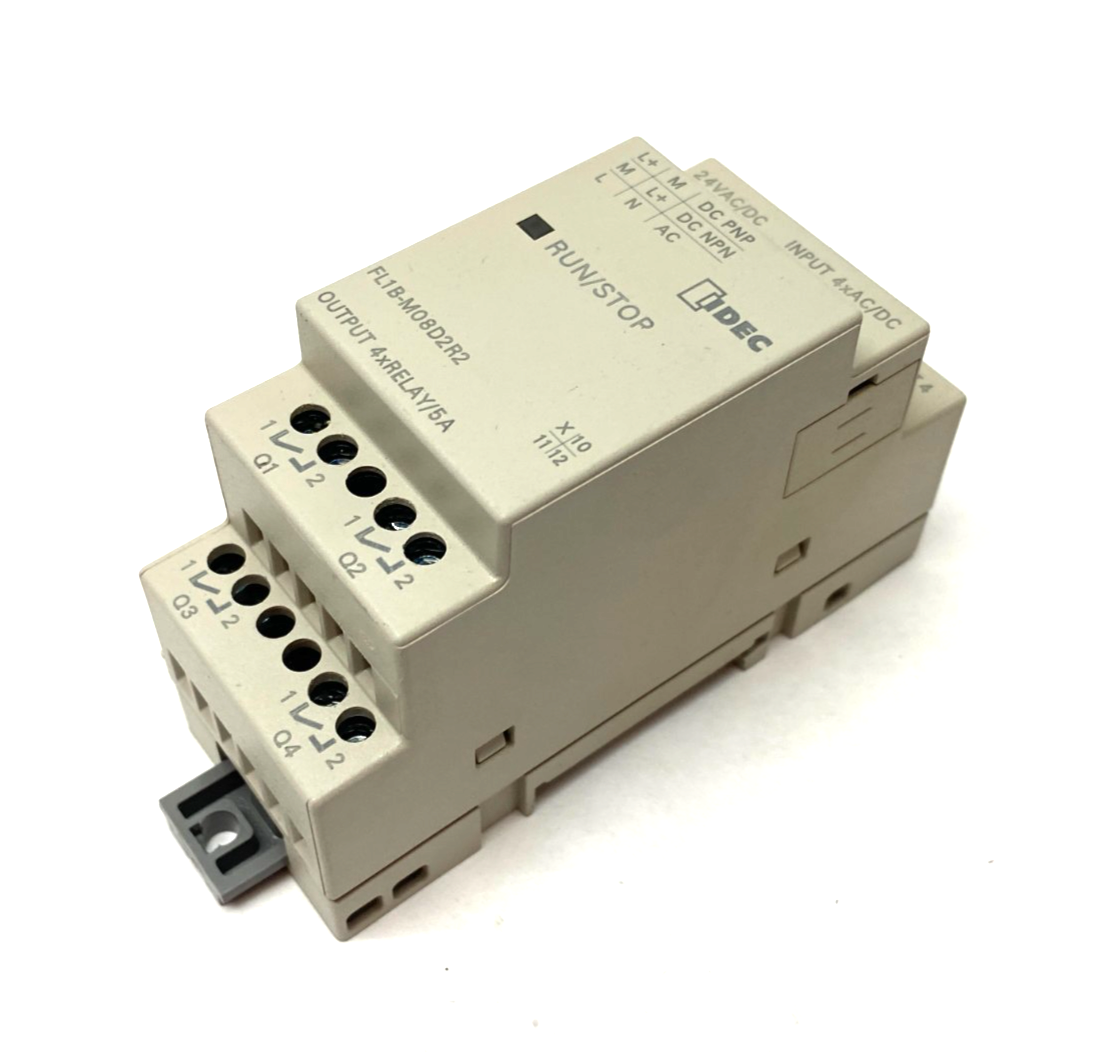 FL1B-M08D2R2 | IDEC SmartRelay Digital Expansion Module, 24VAC/DC, Relay Output - Used - Maverick Industrial Sales