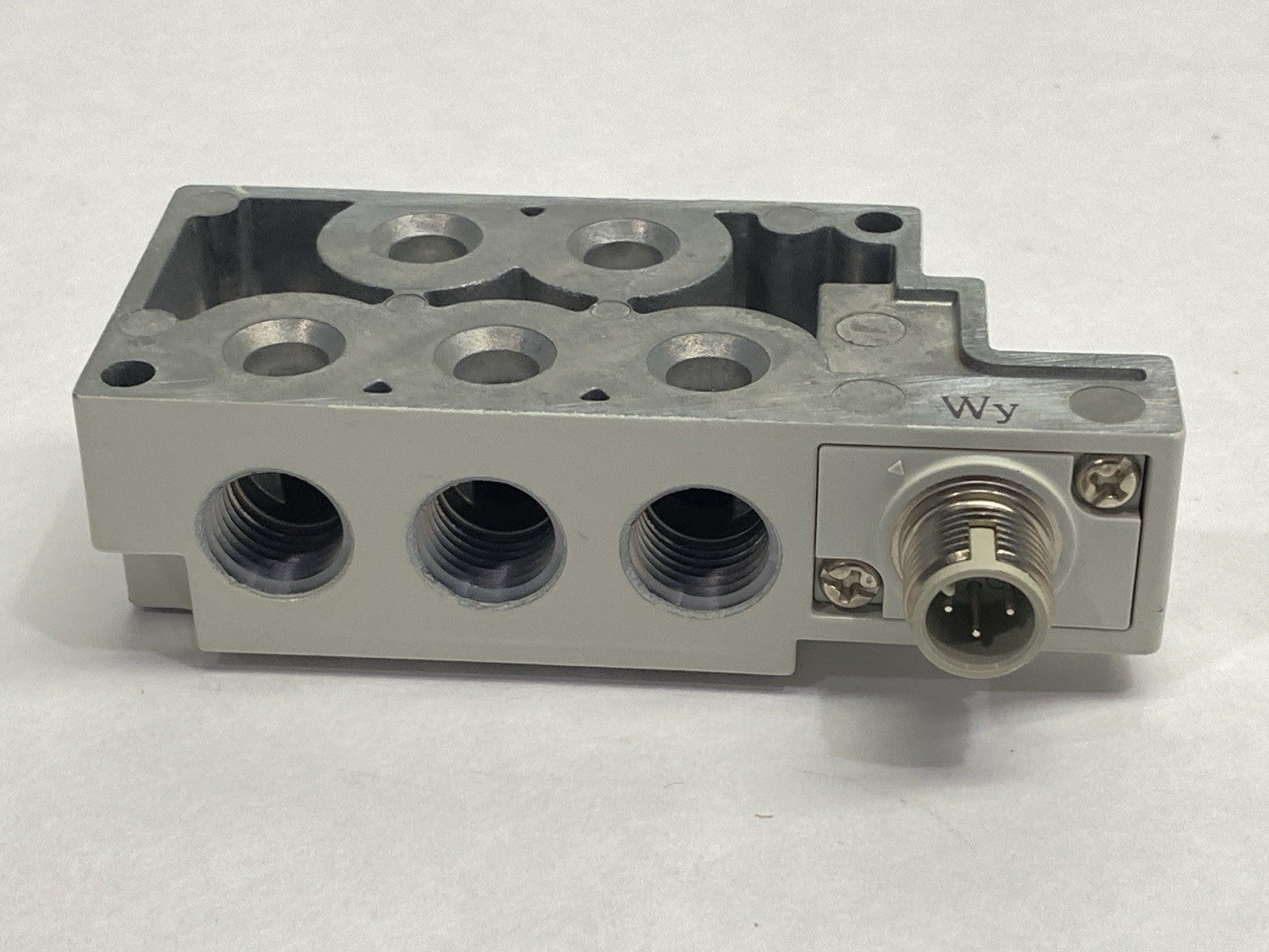 SMC SY50M-27-1-W0-02F Pneumatic Solenoid Valve Base Unit - Maverick Industrial Sales