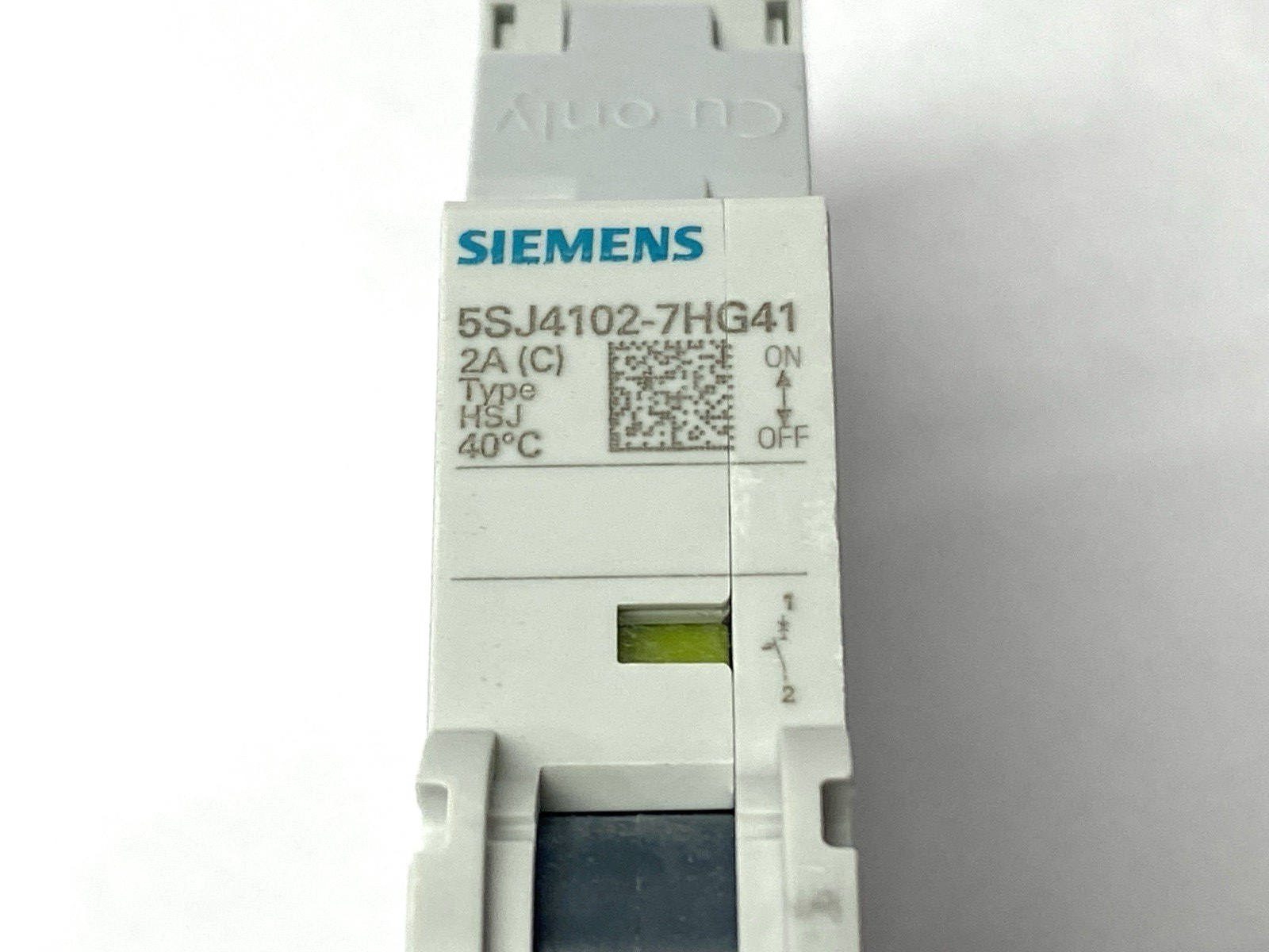 Siemens 5SJ4102-7HG41 Miniature Circuit Breaker 1-Pole C-Trip 240V 14kA 2A - Maverick Industrial Sales