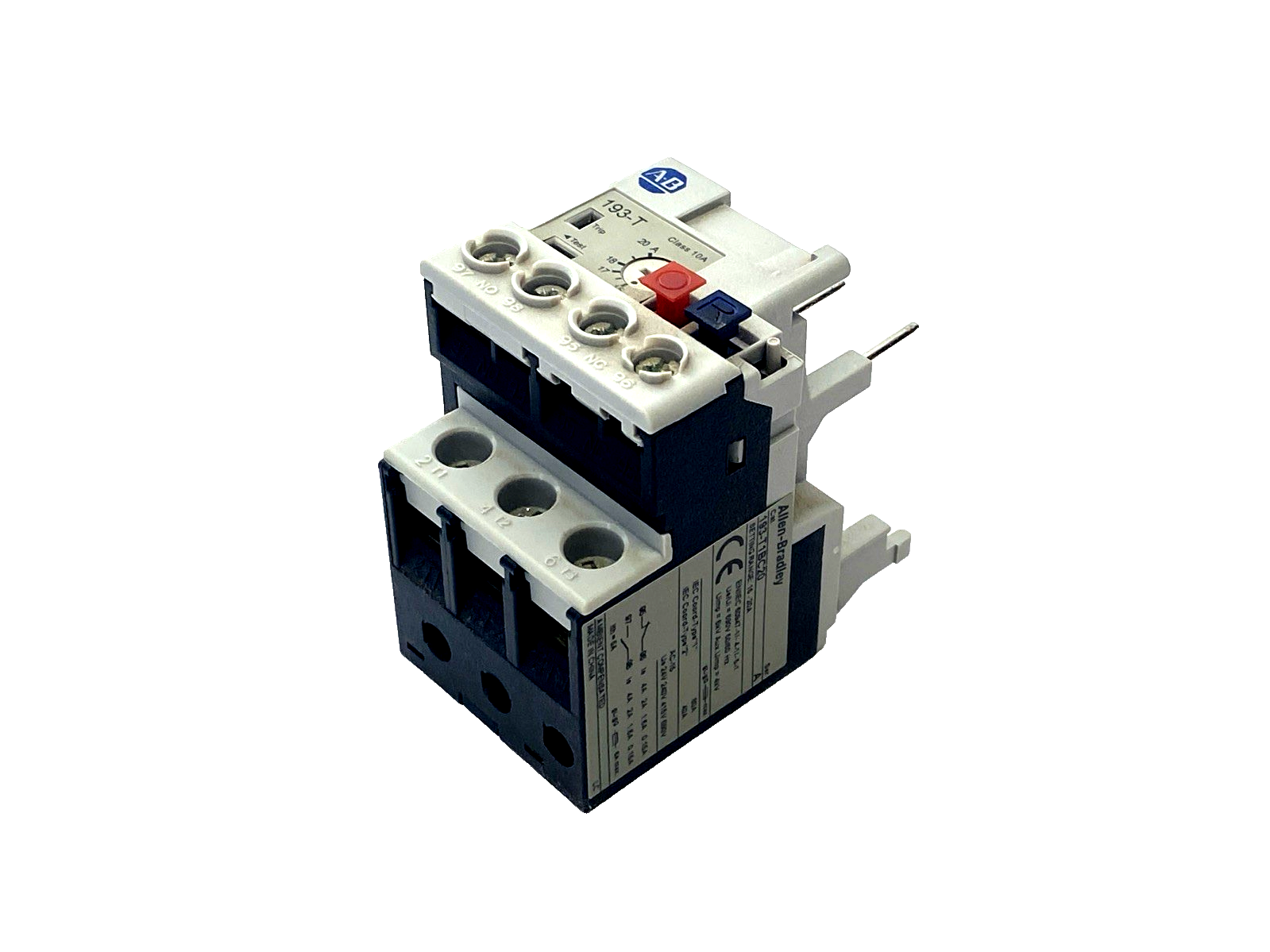 Allen Bradley 193-T1BC20 Ser. A Thermal Overload Relay 15-20A - Maverick Industrial Sales