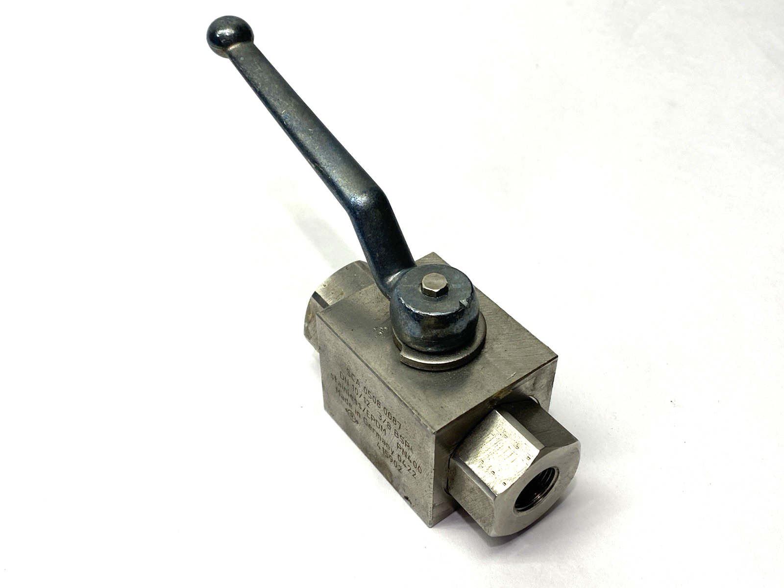 415902 Stainless Steel Ball Valve 2-Way PN400 DN 10/12 3/8" BSP SHELFWARE - Maverick Industrial Sales