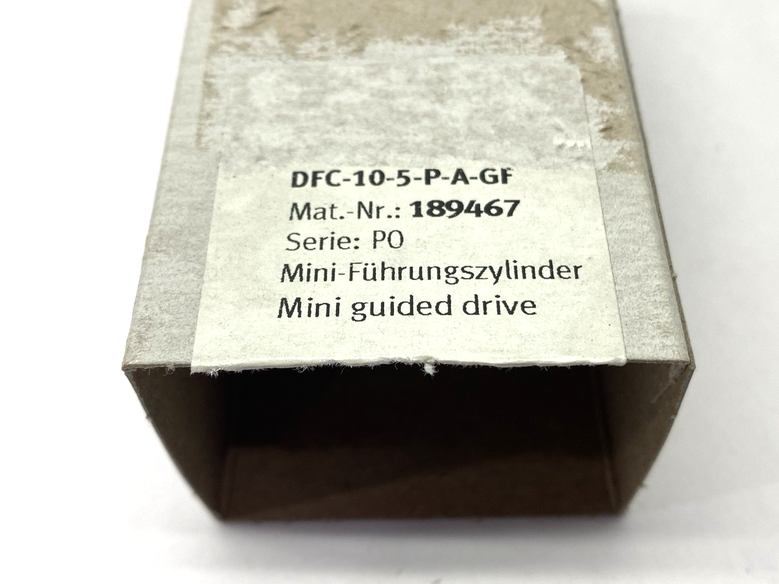 Festo DFC-10-5-P-A-GF Pneumatic Miniature Guided Drive 189467 - Maverick Industrial Sales