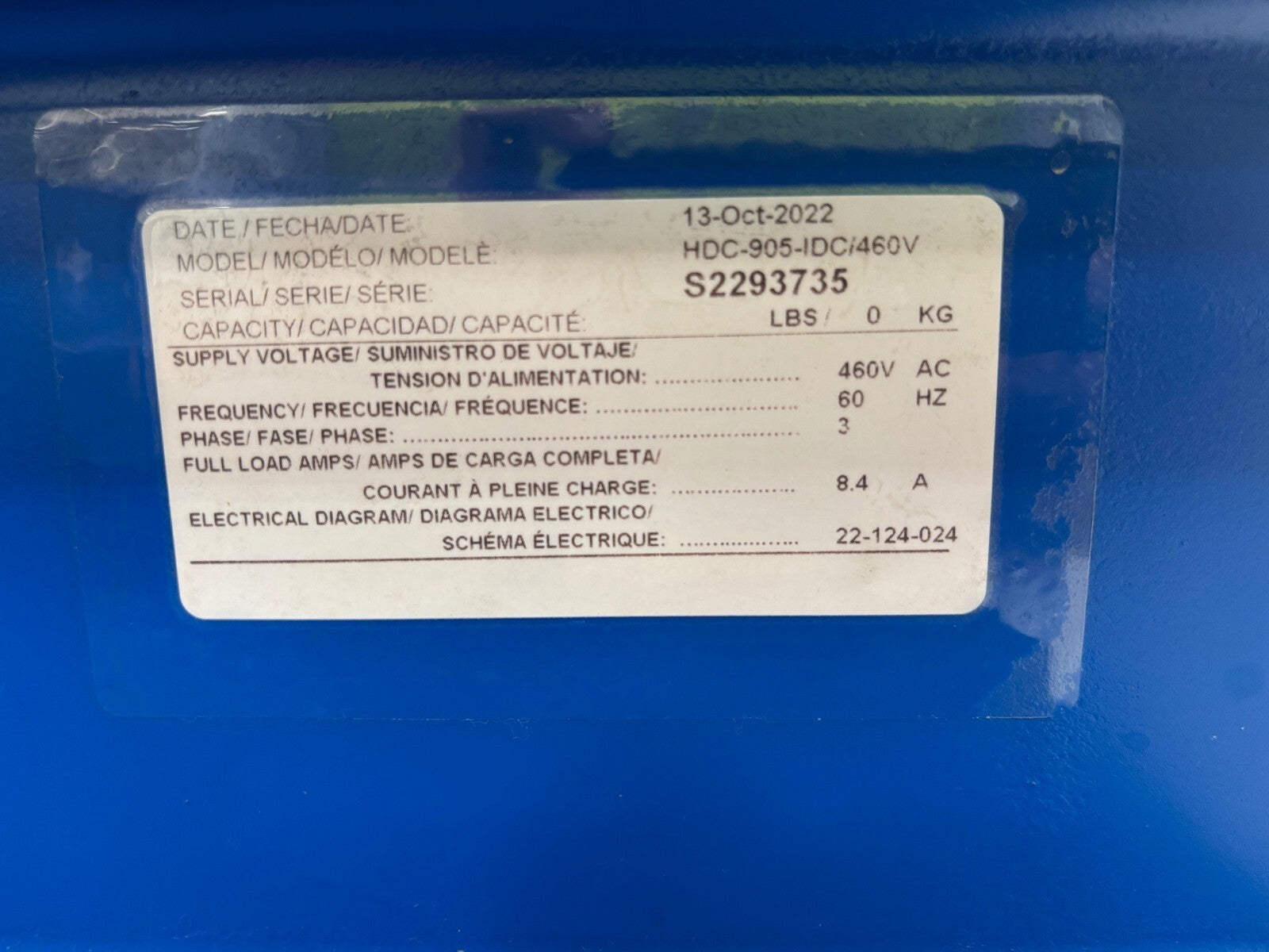 Global Industrial HDC-905-IDC/460V Hydraulic Drum Crusher / Compactor, 55G Steel - Maverick Industrial Sales