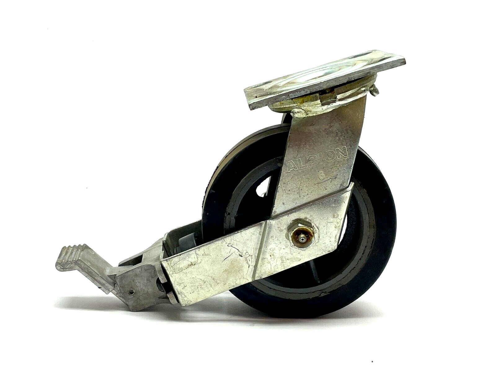Albion 6" Diameter Caster w/ Face Brake - Maverick Industrial Sales