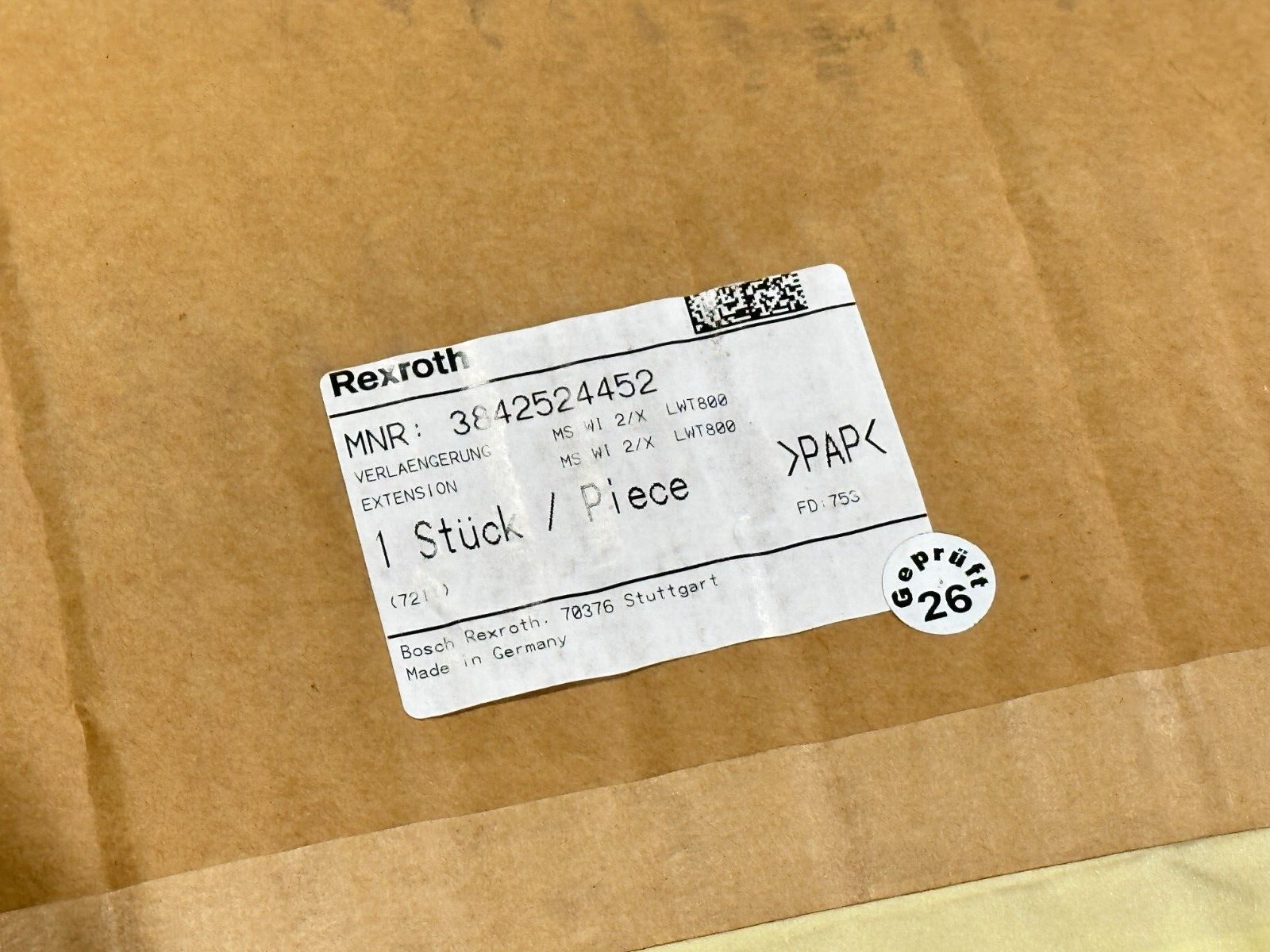 Bosch Rexroth 3842524452 MS Rocker Extension - Maverick Industrial Sales