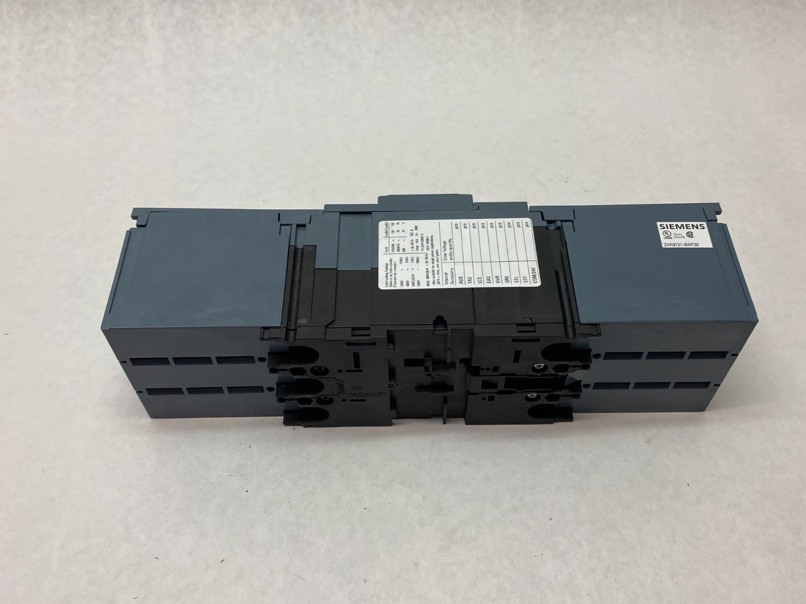 Siemens 3VA5180-6EC31-0AA0 Circuit Breaker 3-Pole 125 Breaking Capacity - Maverick Industrial Sales