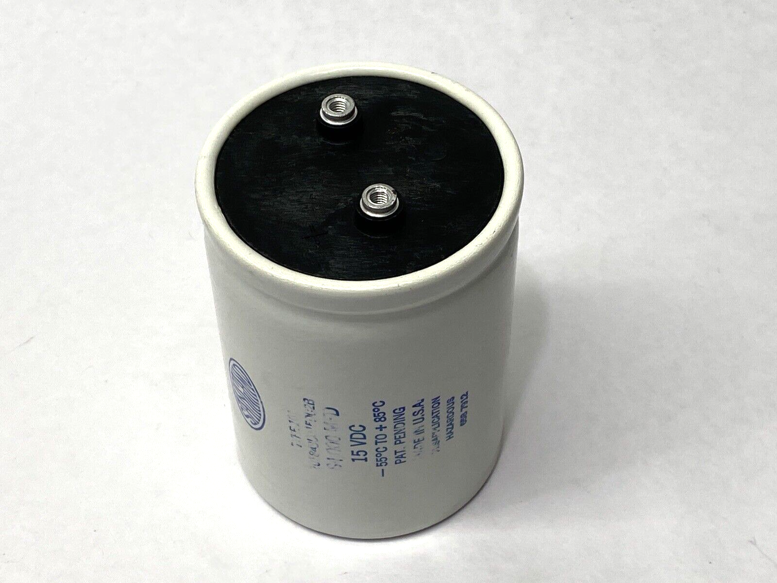 101843U015DC2B | Sangamo Aluminum Electrolytic Large Can Capacitor 15VDC - Used - Maverick Industrial Sales