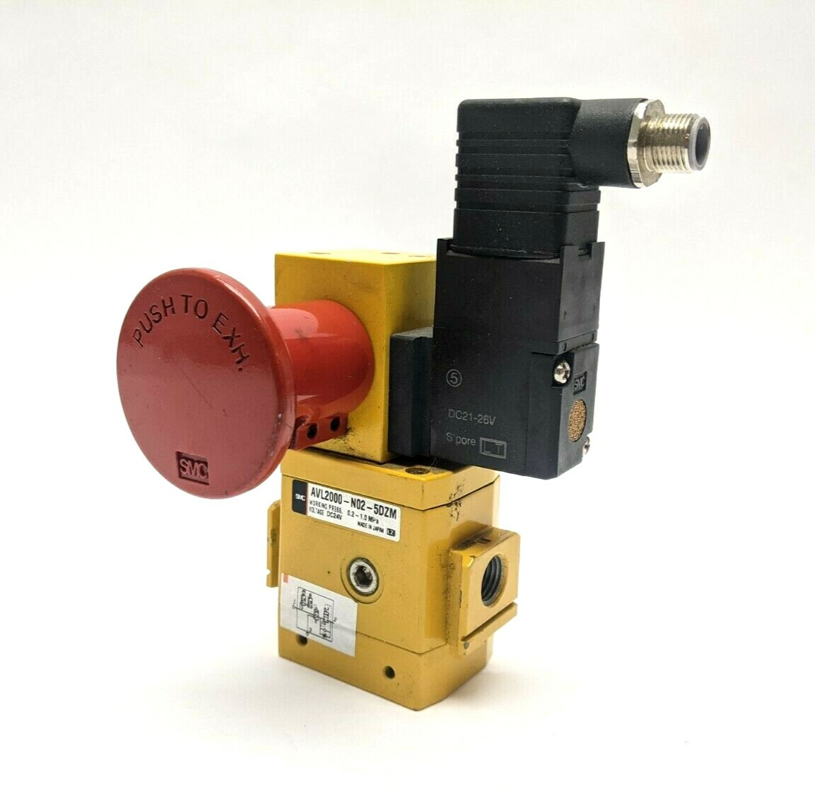 SMC AVL2000-N02-5DZM Soft Start Up Valve w/ Lock-out Function 1/4"NPT Ports - Maverick Industrial Sales