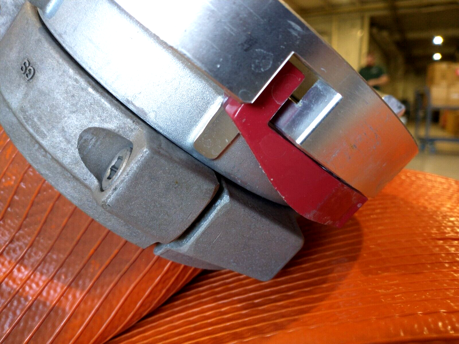 50R450OG 5" Dia. Orange Industrial Supply Hose, Storz Couplings, 50 FOOT 200PSI - Maverick Industrial Sales