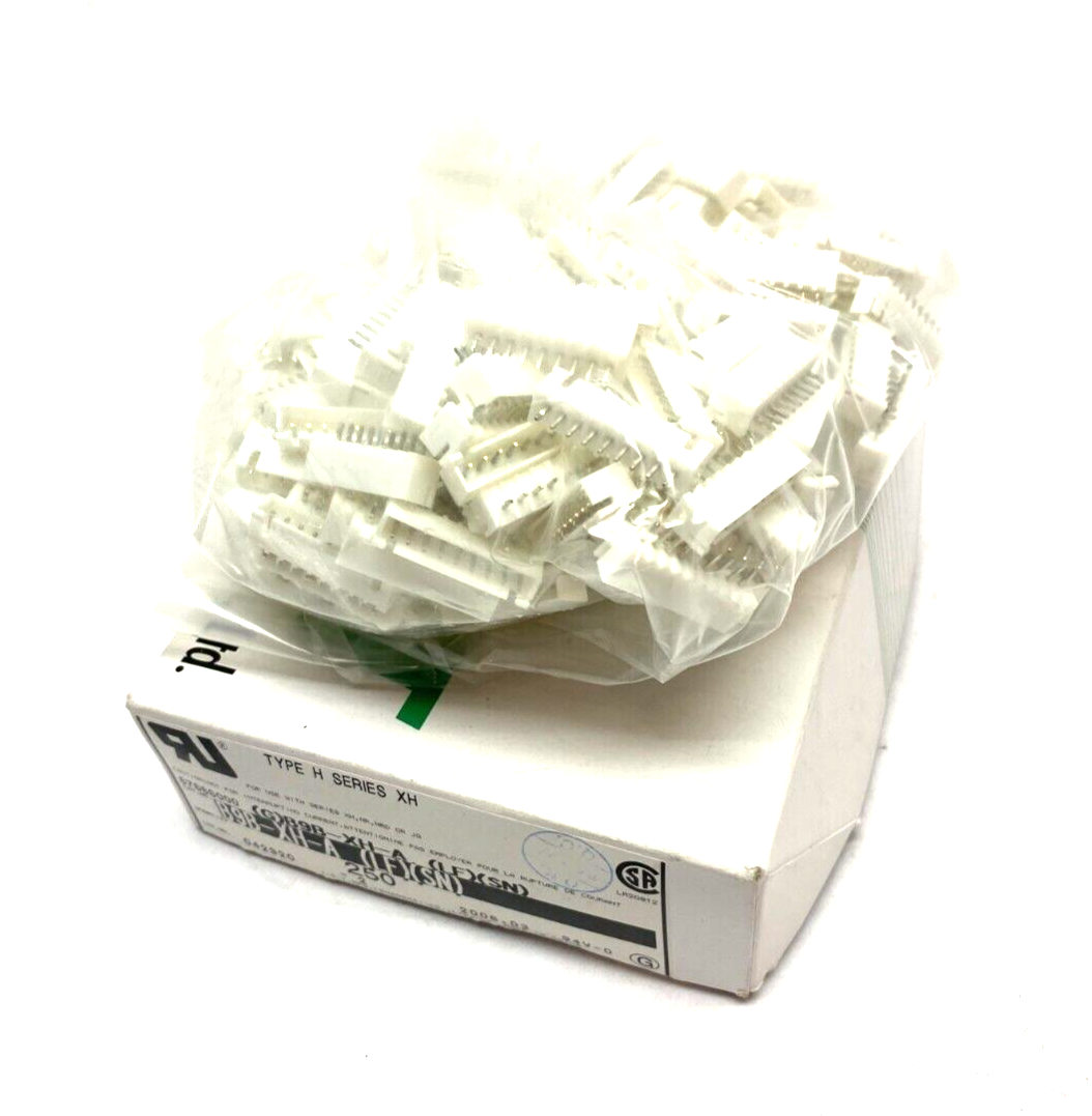 B9B-XH-A | JST Manufacturing (LF)(SN) Shrouded Header Connector Type H PKG OF 250 - New - Maverick Industrial Sales