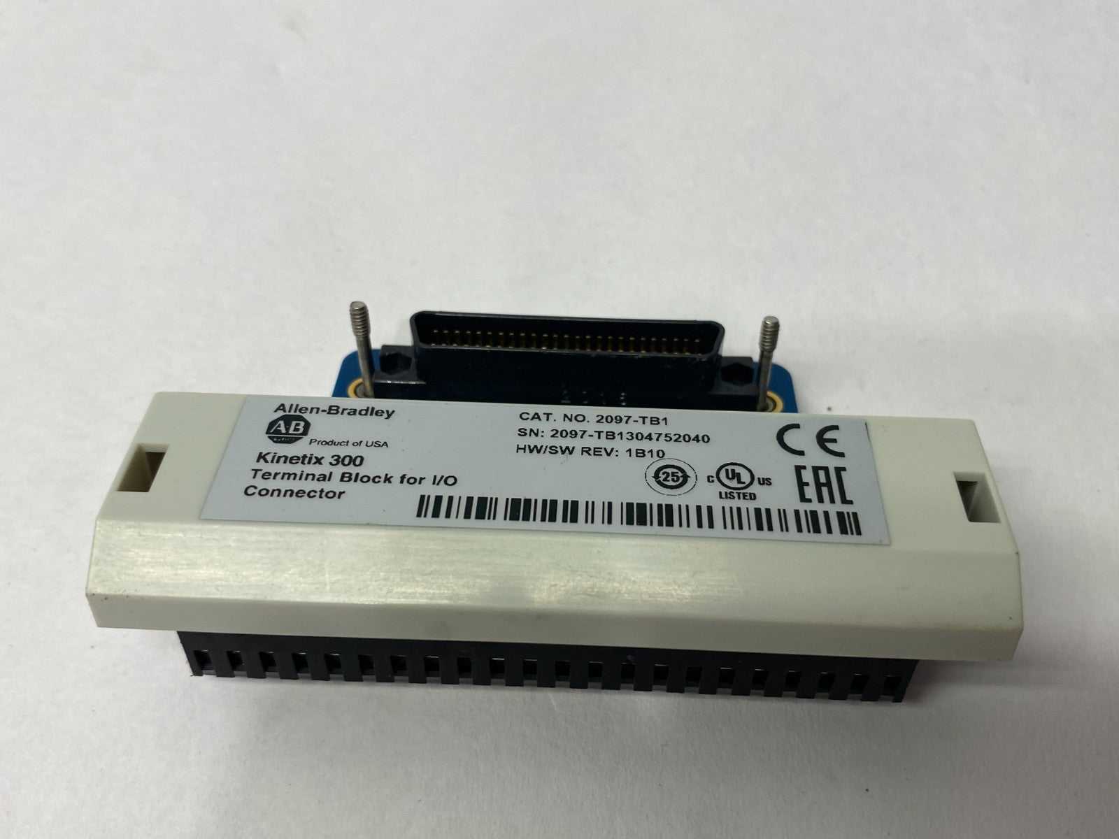 2097-TB1 | Allen Bradley Kinetix 300 Terminal I/O Block for Connector - Used - Maverick Industrial Sales