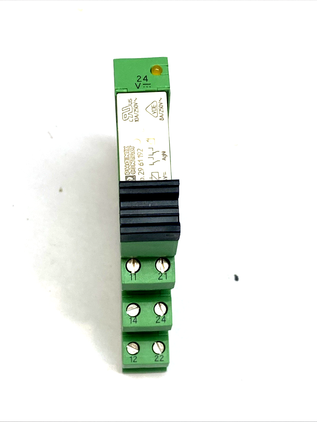 PLC-BSC-24DC/21-21 | Phoenix Contact Relay Base 2CO 6A 250V 24VDC 2961192 LOT OF 2 - Used - Maverick Industrial Sales