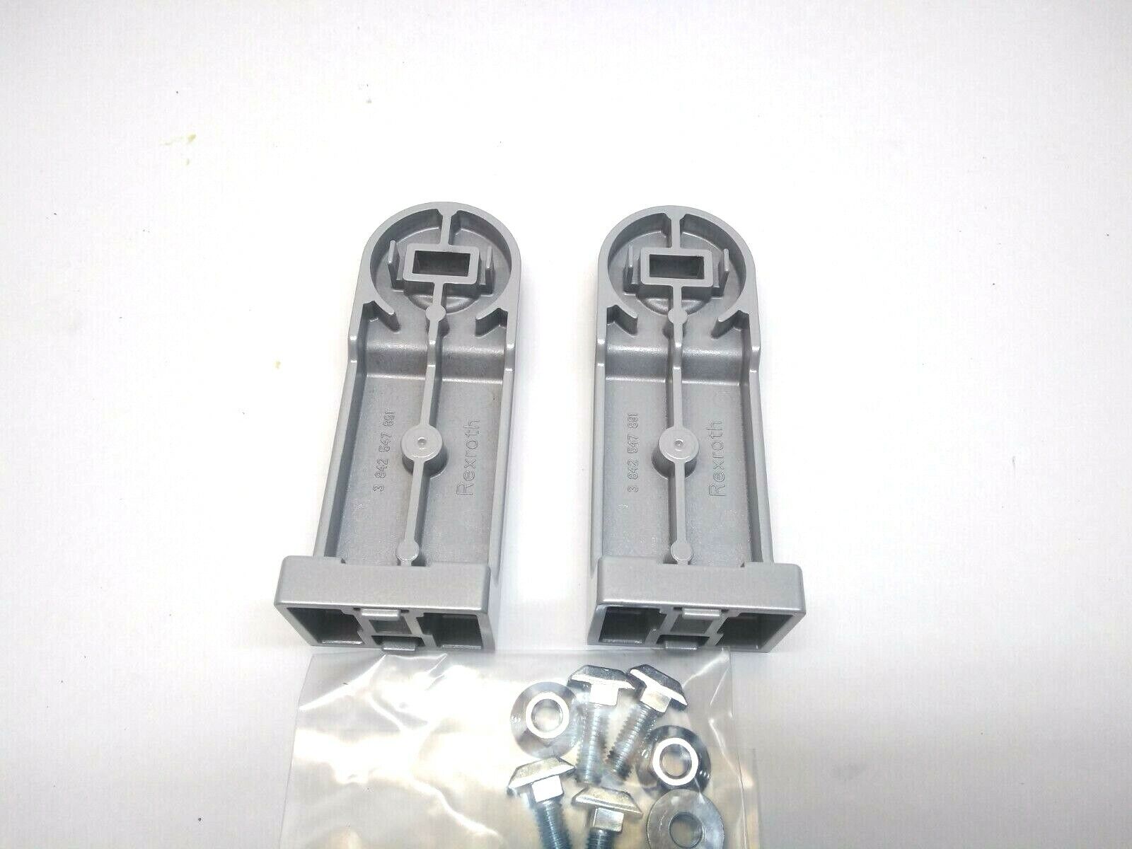 Bosch Rexroth 3842546632 VFPlus Conveyor Support Bracket, Set of 2 w/ Hardware - Maverick Industrial Sales