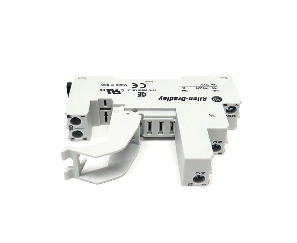 700-HN221 | Allen Bradley Ser. B 5-Blade Screw Terminal Plug-In Relay Socket/Base - New – Open box - Maverick Industrial Sales