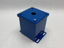 Saginaw Control & Engineering SCE-1PBXI Pushbutton Enclosure 4" x 4" Blue Steel