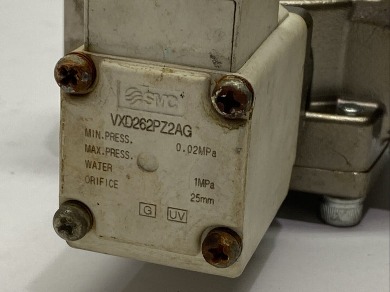 SMC VXD262PZ2AG Pilot Operated Solenoid Valve 2-Way 1MPa - Maverick Industrial Sales