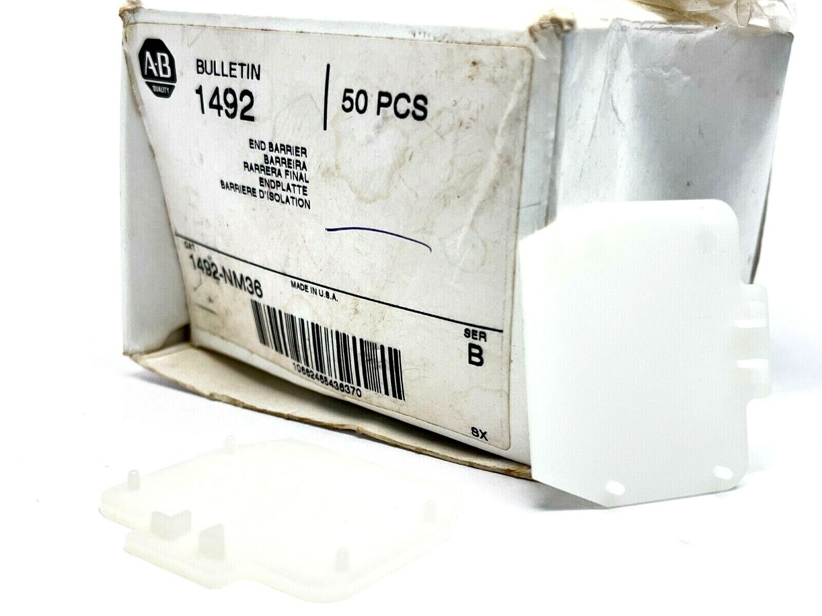 Allen Bradley 1492-NM36 Bulletin End Barriers LOT OF 45 - Maverick Industrial Sales