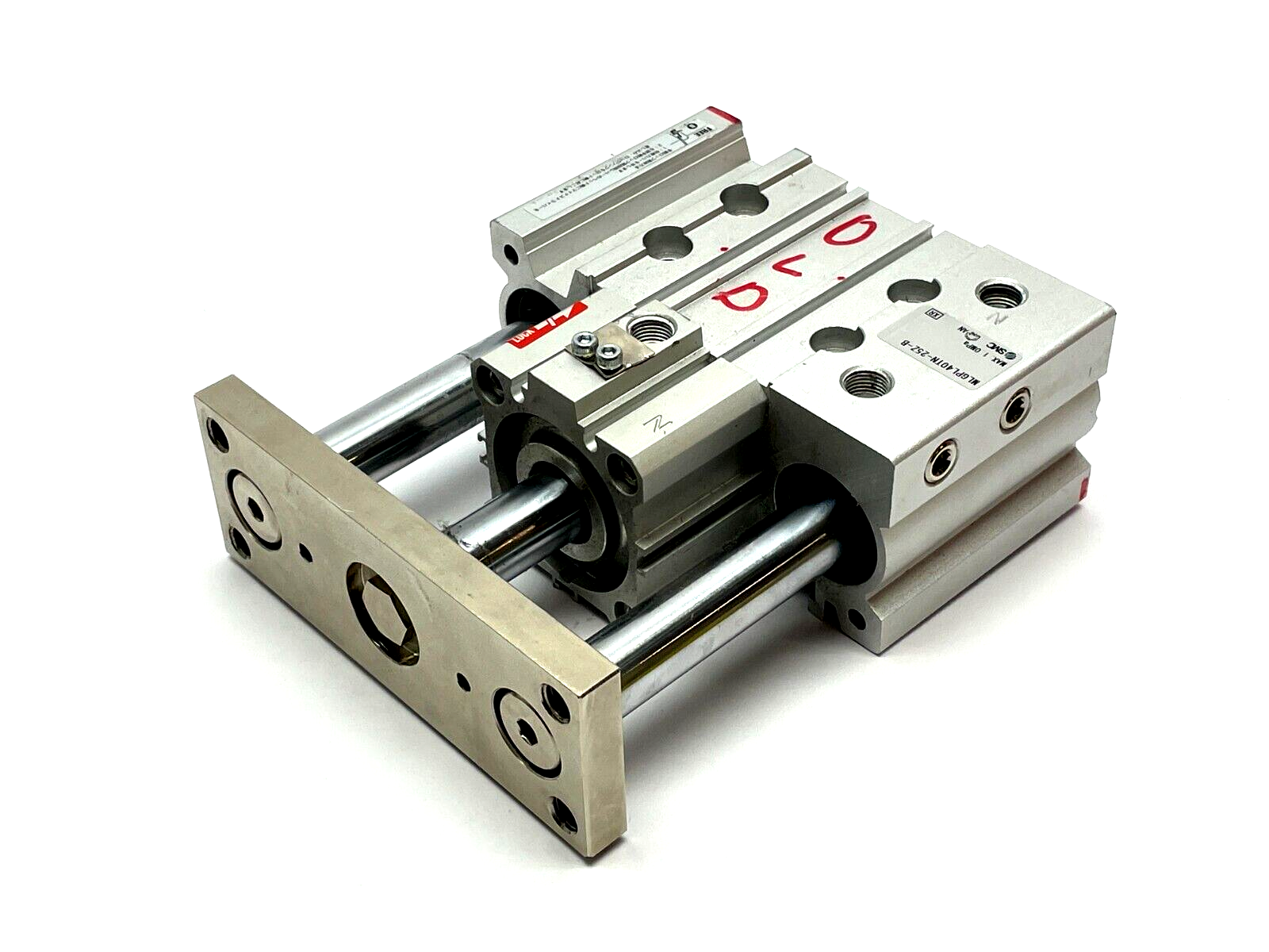 SMC MLGPL40TN-25Z-B Compact Guide Cylinder w/ Fine Lock - Maverick Industrial Sales