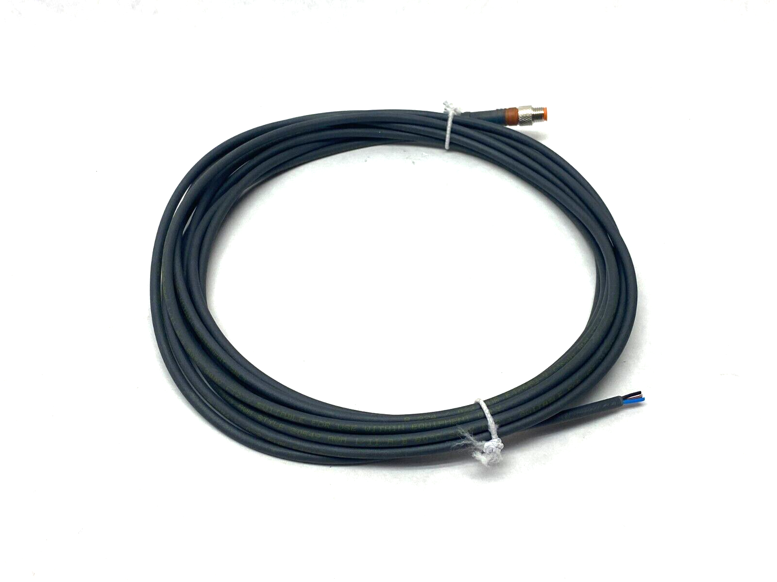 Lumberg Automation RSMV 3-224/5M Single Ended Cordset Male M8 3-Pin 5m - Maverick Industrial Sales