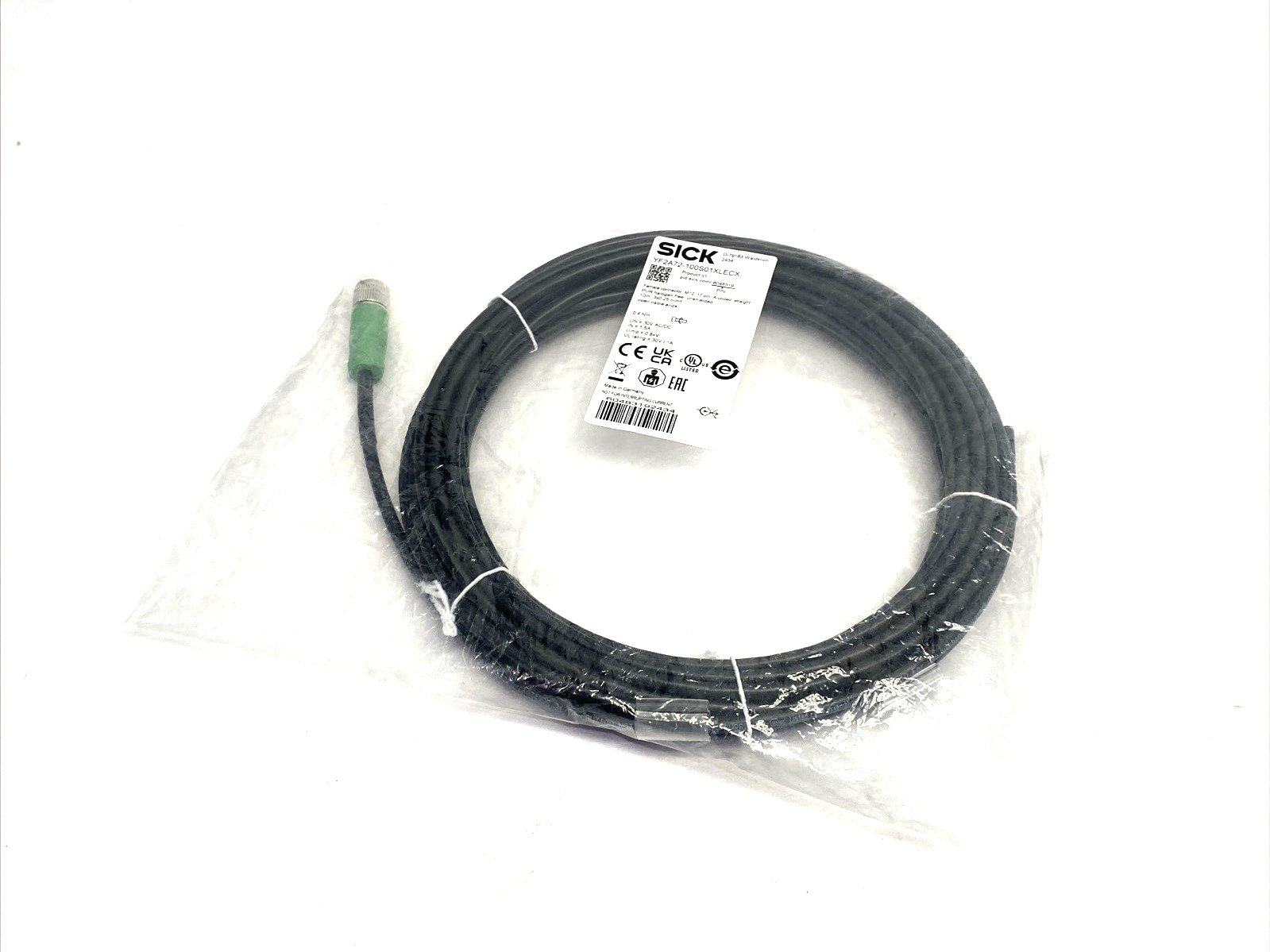 YF2A72-100S01XLECX | Sick Connection Cable, Female M12 17-Pin, 6048319 - New – Open box - Maverick Industrial Sales