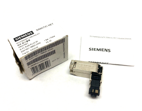 Siemens 6GK1901-1BB20-2AA0 SIMATIC NET Ethernet FastConnect Cabling Plug Kit - Maverick Industrial Sales