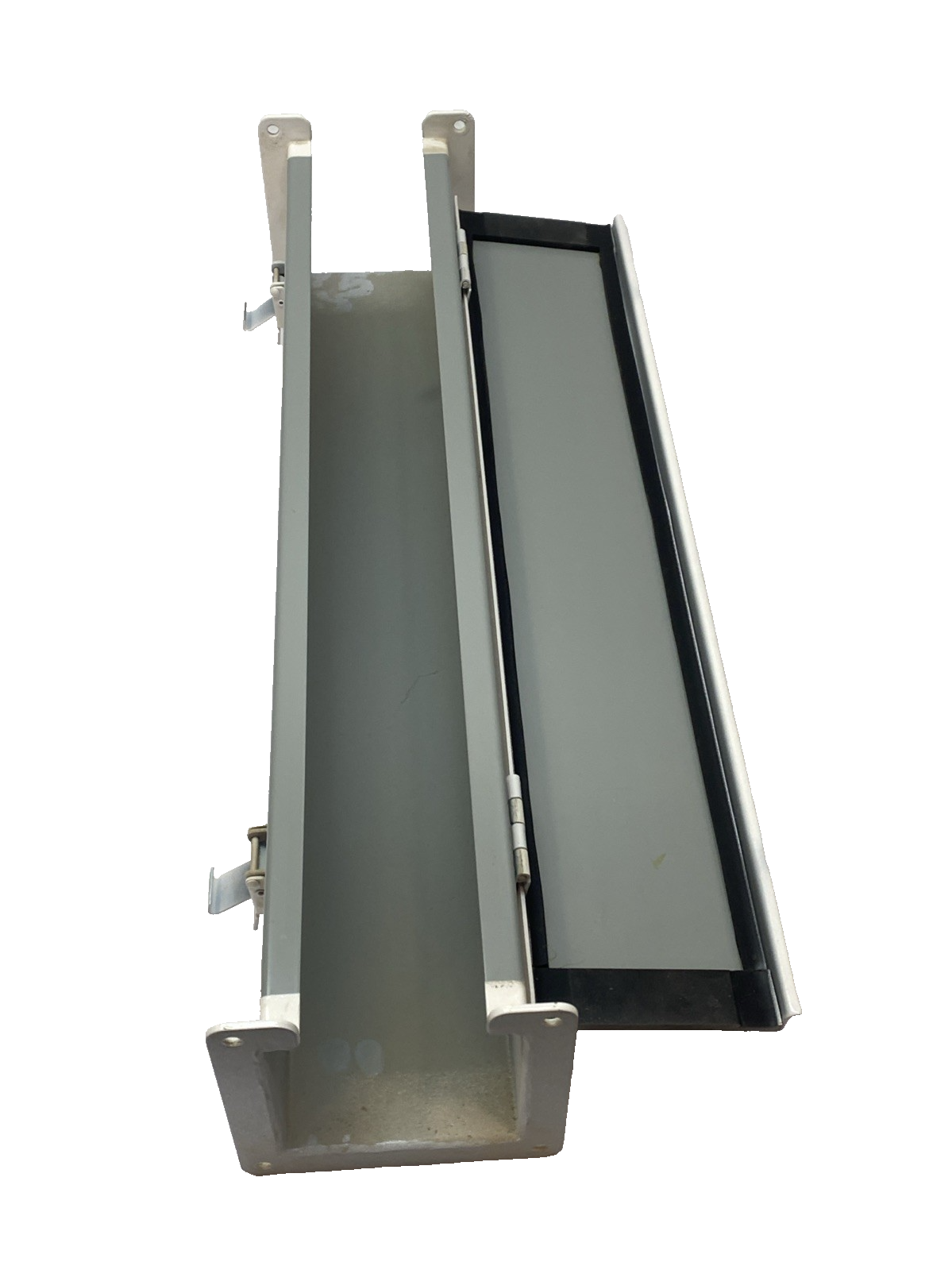F44L24 | HOFFMAN nVent Wireway 4x4x24 Type 12 Lay-In Hinged Cover - Used - Maverick Industrial Sales