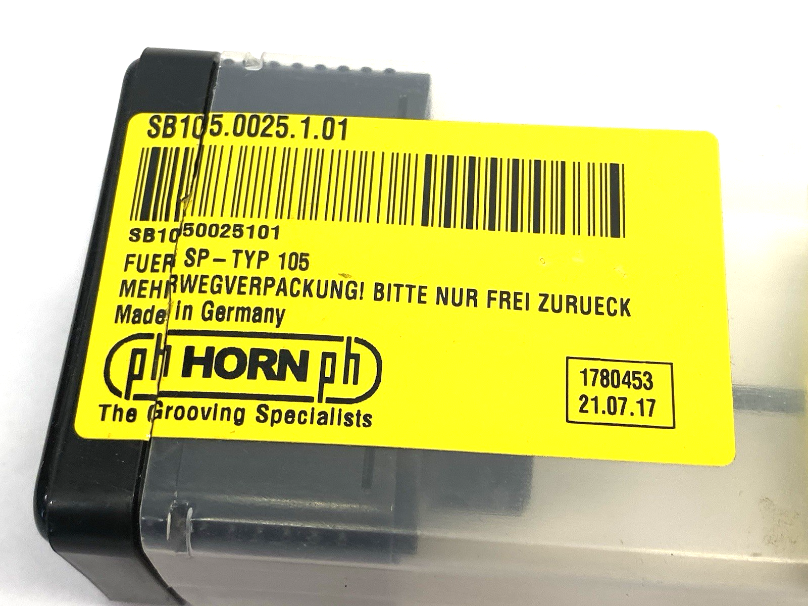 SB105.0025.1.01 | Paul Horn Tool Holder for Broaching - New – Open box - Maverick Industrial Sales