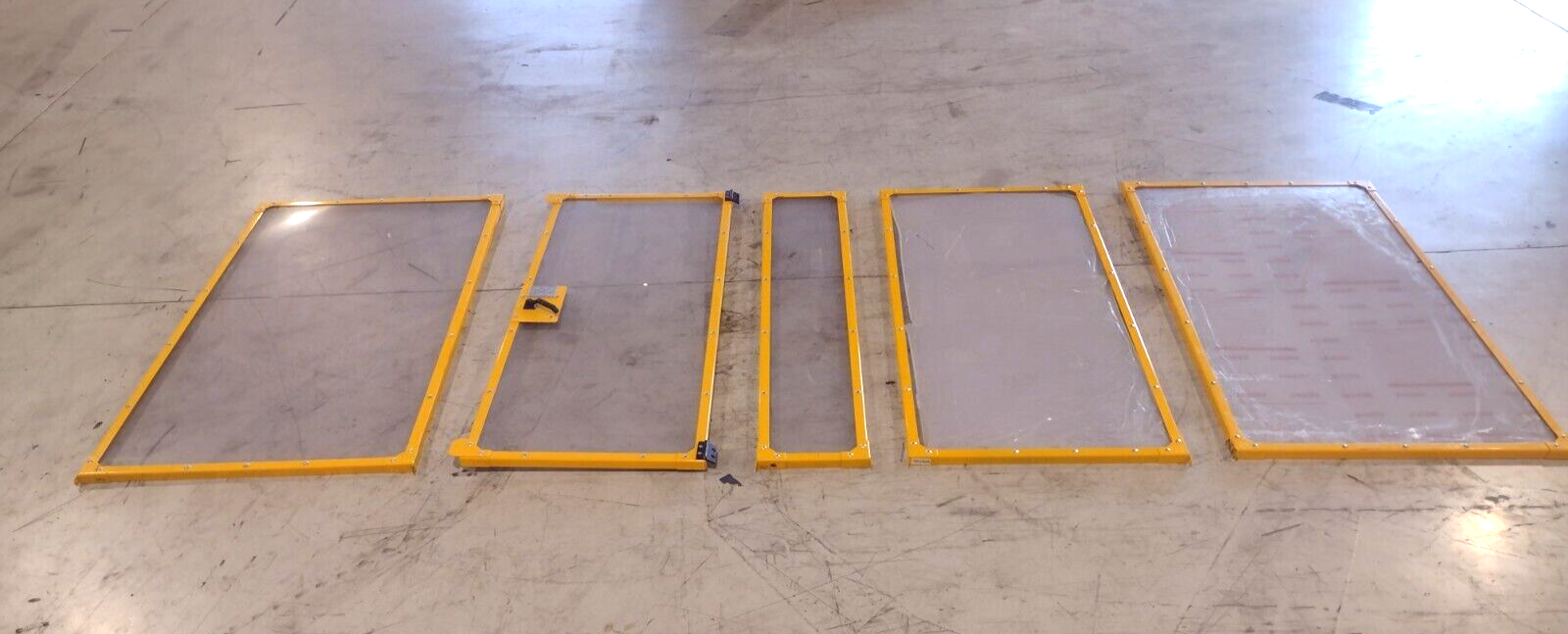 AGS Lexan Guard Panel Lot, A12014L (x2), A120115L, 2000x950, A12013HRL 2000mm H - Maverick Industrial Sales