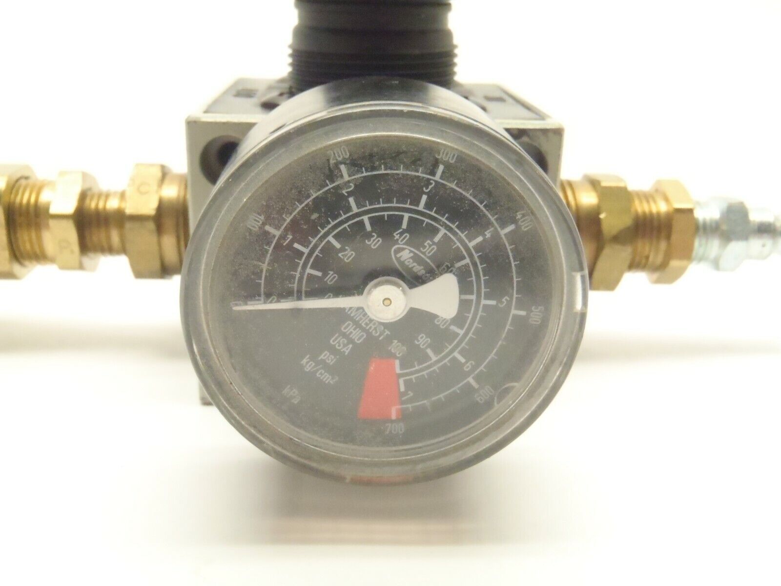 Numatics R22K-04 Pressure Regulator w/ Nordson Gauge - Maverick Industrial Sales