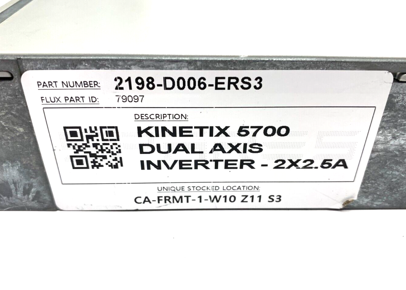 Allen Bradley 2198-D006-ERS3 Ser. A Kinetix 5700 Dual-Axis Inverter 2x2.5A - Maverick Industrial Sales