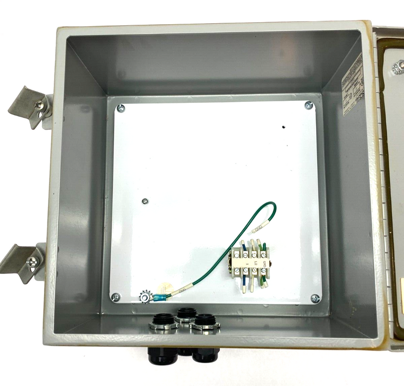 Saginaw Control SCE-10106CH Electrical Enclosure Type 12 10"H x 10"W x 6" Depth - Maverick Industrial Sales