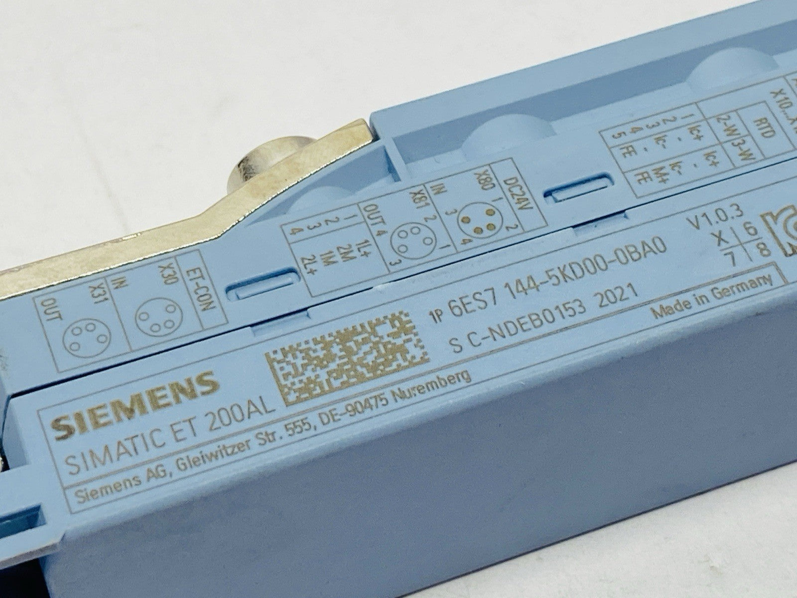 Siemens 6ES7144-5KD00-0BA0 SIMATIC ET 200AL I/O Module AI 4XU/I/RTD 4x M12 - Maverick Industrial Sales