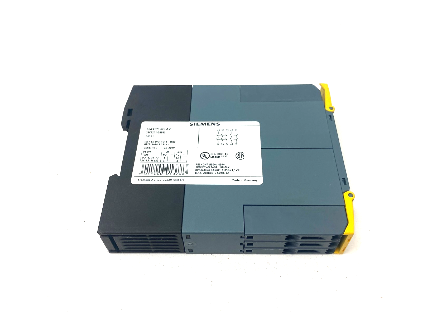 Siemens 3SK1211-2BB40 SIRIUS Safety Relay, Spring-Type, Output Expansion, 24VDC - Maverick Industrial Sales