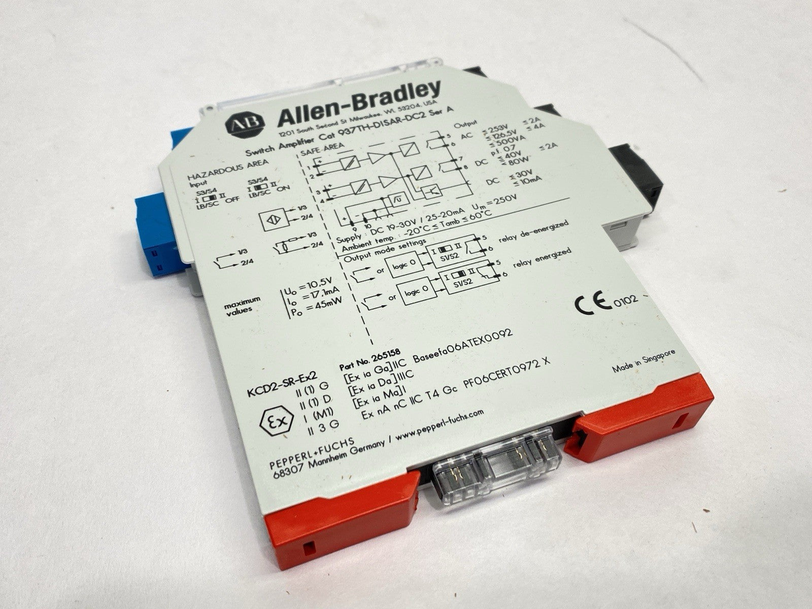 Allen Bradley 937TH-DISAR-DC2 Ser A Switch Amplifier - Maverick Industrial Sales