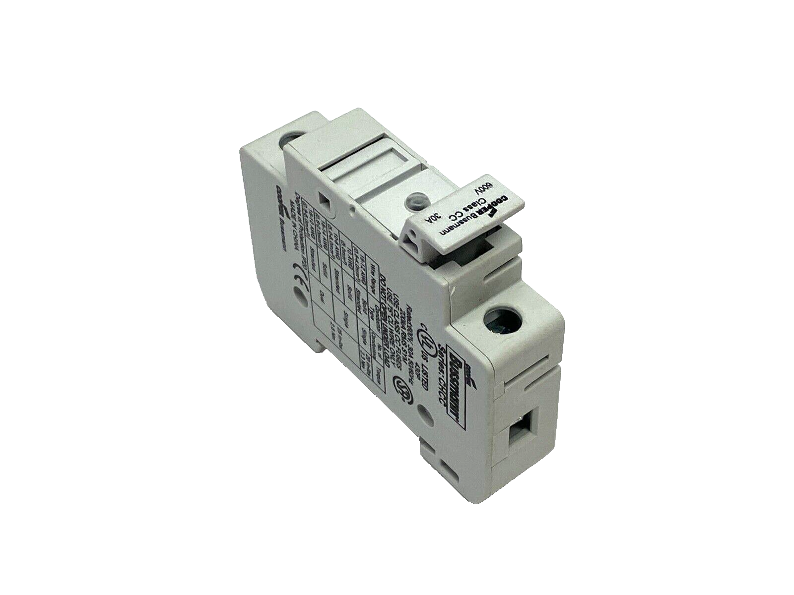 Cooper Bussmann CHCC 1-Pole Fuse Holder 600V 30A - Maverick Industrial Sales