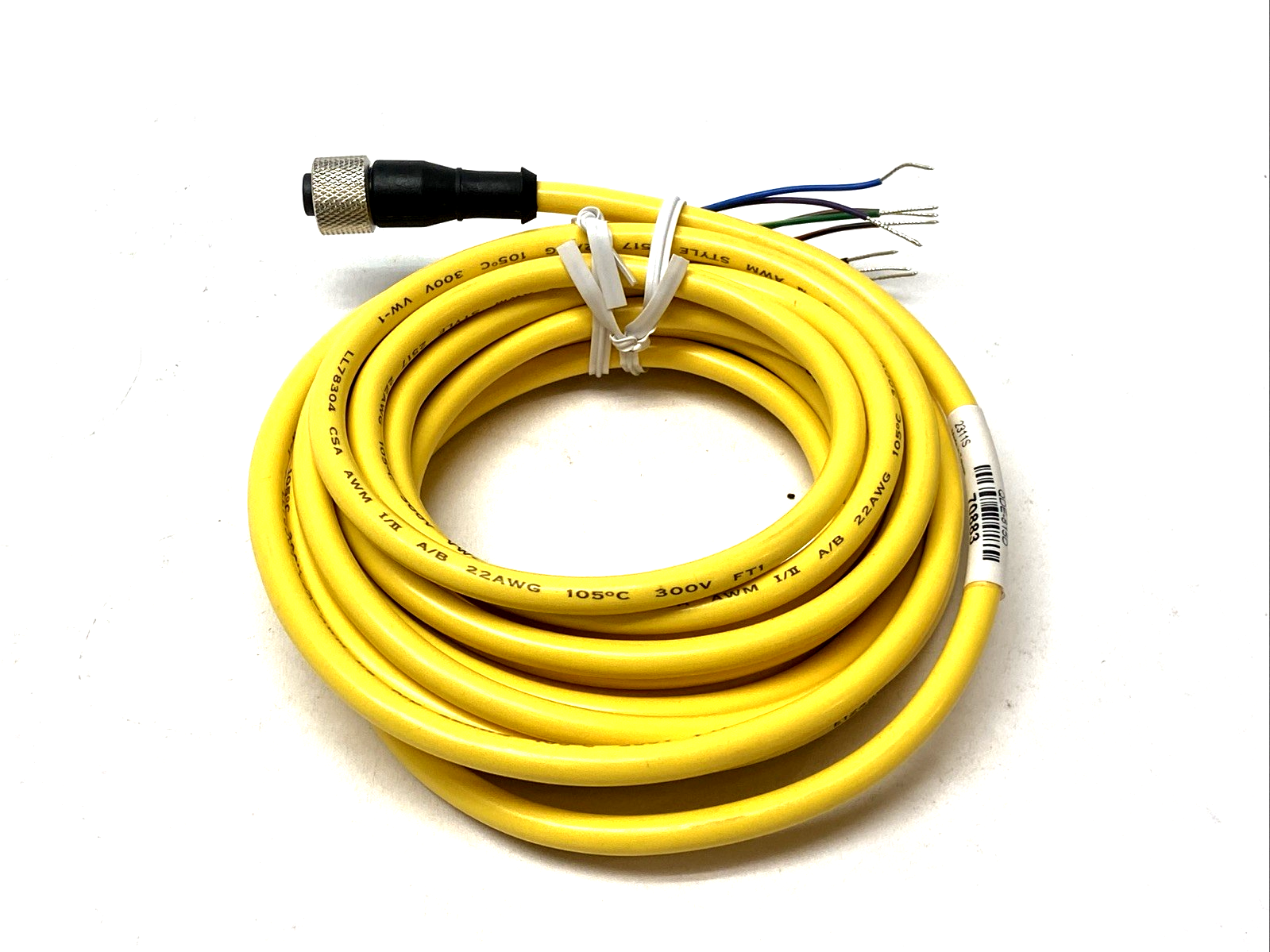 Banner QDE-815D Single-Ended Cordset 8-pin Straight Female 70883 - Maverick Industrial Sales