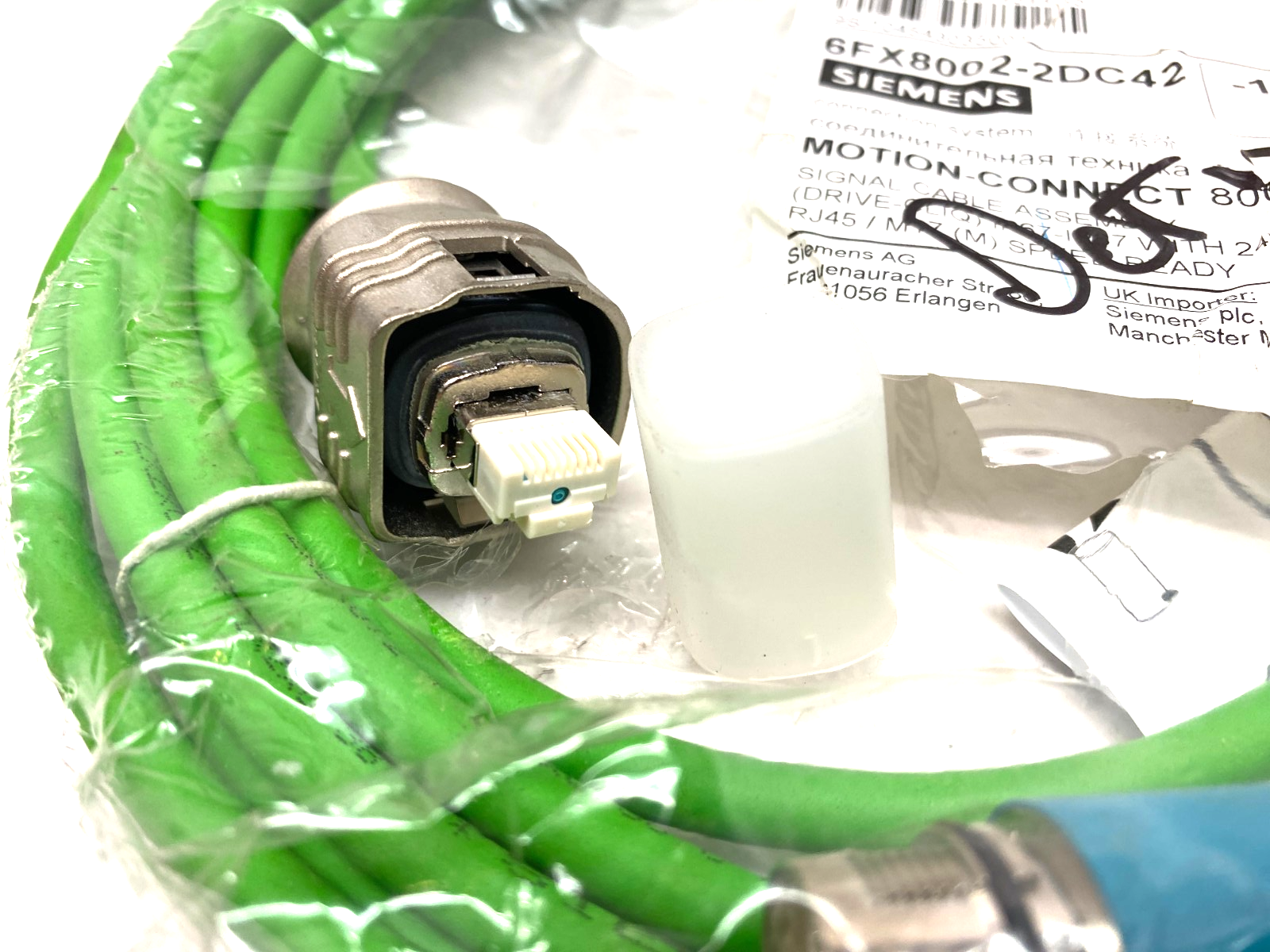 Siemens 6FX8002-2DC42-1AF0 Motion-Connect 800Plus Drive-Cliq Signal Cable Assem. - Maverick Industrial Sales