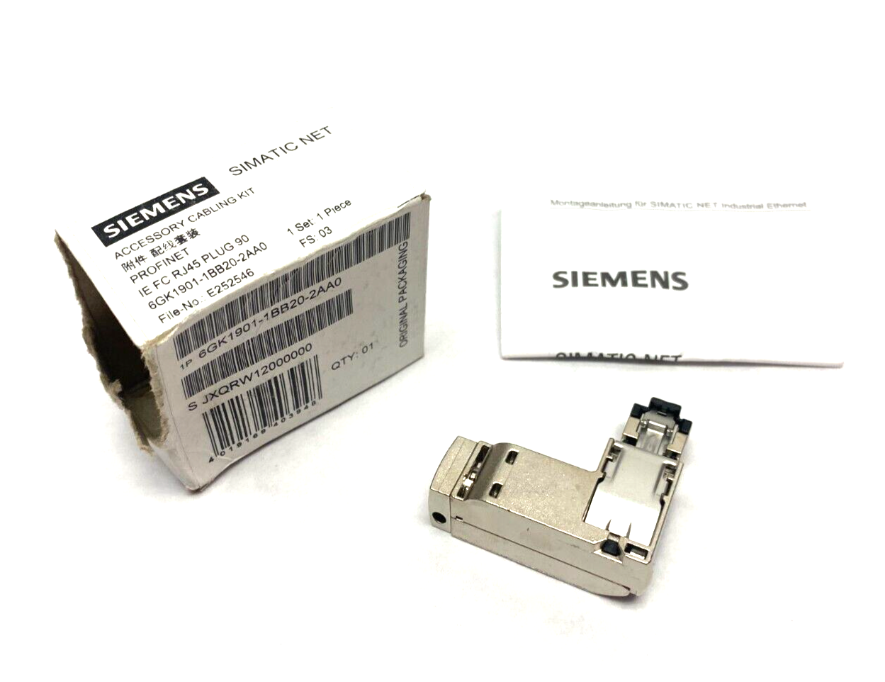 6GK1901-1BB20-2AA0 | Siemens SIMATIC NET Ethernet FastConnect Cabling Plug Kit - New – Open box - Maverick Industrial Sales